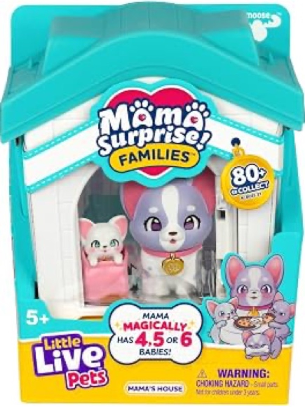 Mama Surprise Families Teal Pet House Toy